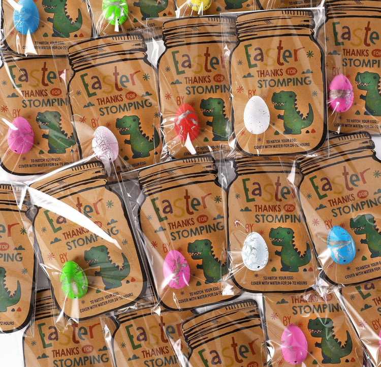 Easter Themed Dino Hatching Egg with Card