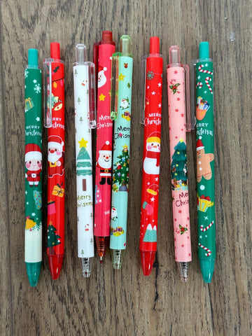 Holiday Themed Retractable Pen Random Select