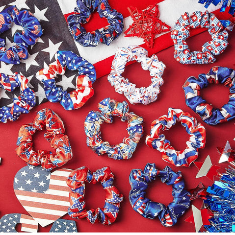 Patriotic Themed Scrunchies