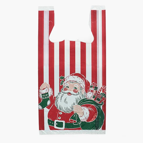 Santa Twinke T Shirt Bag