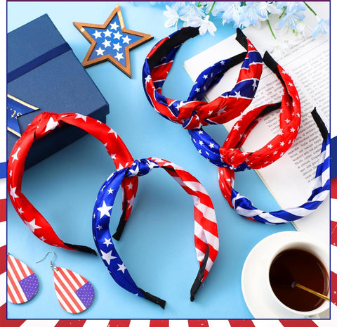 Patriotic Themed Knotted Headband