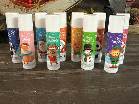 Holiday Themed Lip Balm