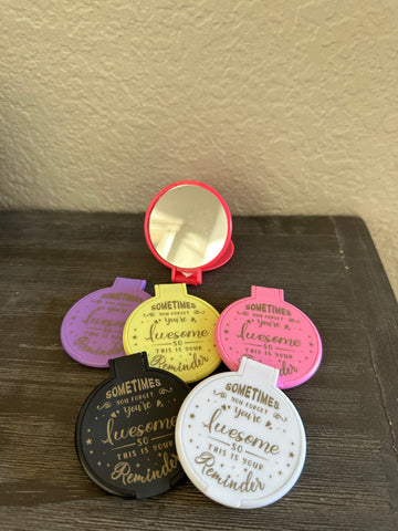 Motivational Pocket Mirror Random Selec