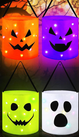 LED Halloween Bucket Random Select