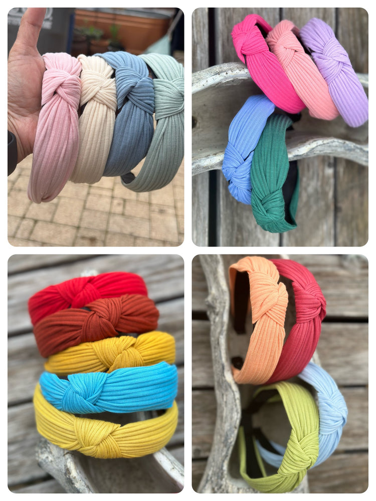Wide Knotted Headband Random Select