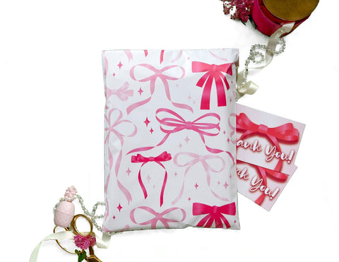 Pink Bows Coquette 7 x 10