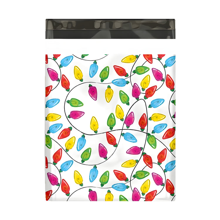 Christmas Lights Polymailer 12 x 15.5 (Pack of 10)