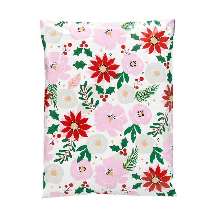 Festive Floral Polymailer 19 x 24 (Pack of 10)