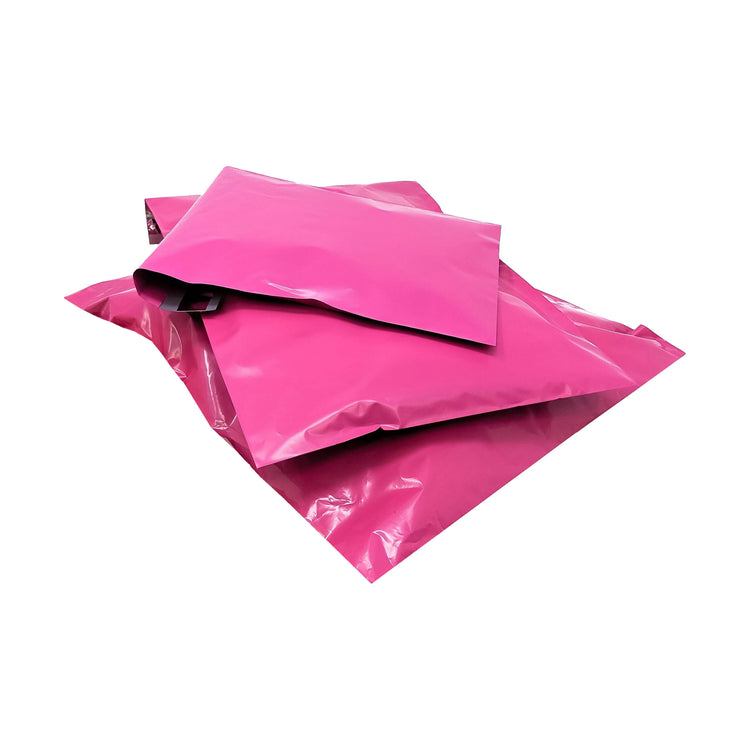 Hot Pink Polymailer 14 x 17 (Pack of 10)