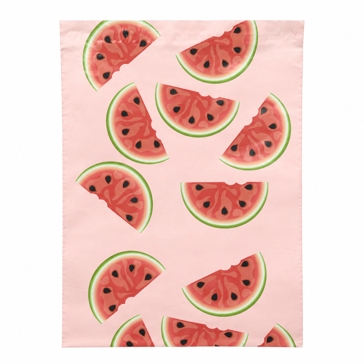Watermelon polymailer centered on plain white
