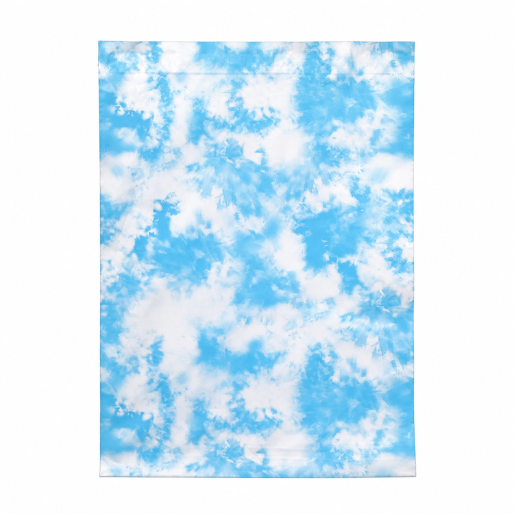 Cloud polymailer centered on white background