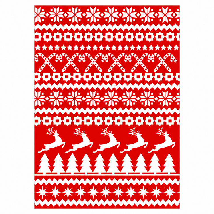 Red Xmas Sweater polymailer 14 x 19