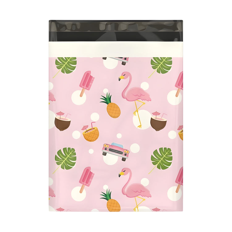 Pink Flamingo Polymailer 10 x 13 (Pack of 10)