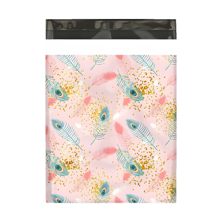 Pink Peacock Polymailer 12 x 15.5 (Pack of 10)