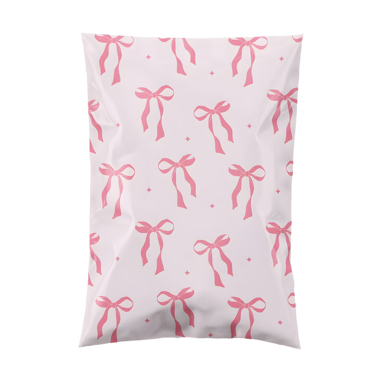 Pretty Pink Bow Polymailer 14 x 19 (Pack of 10)