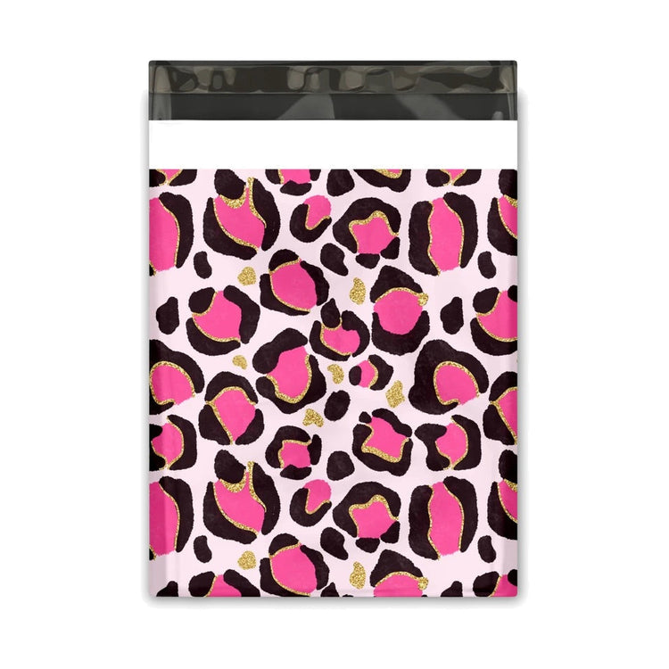 Pretty Pink Cheetah Polymailer 10 x 13 (Pack of 10)