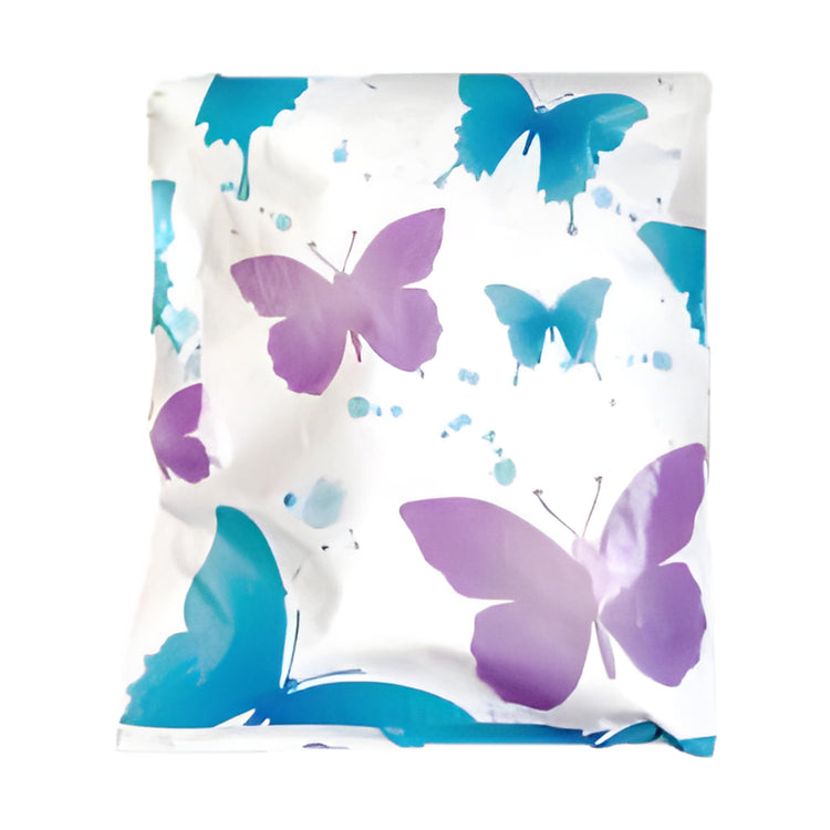 Purple and Blue Butterfly Polymailer 6 x 9 (Pack of 10)