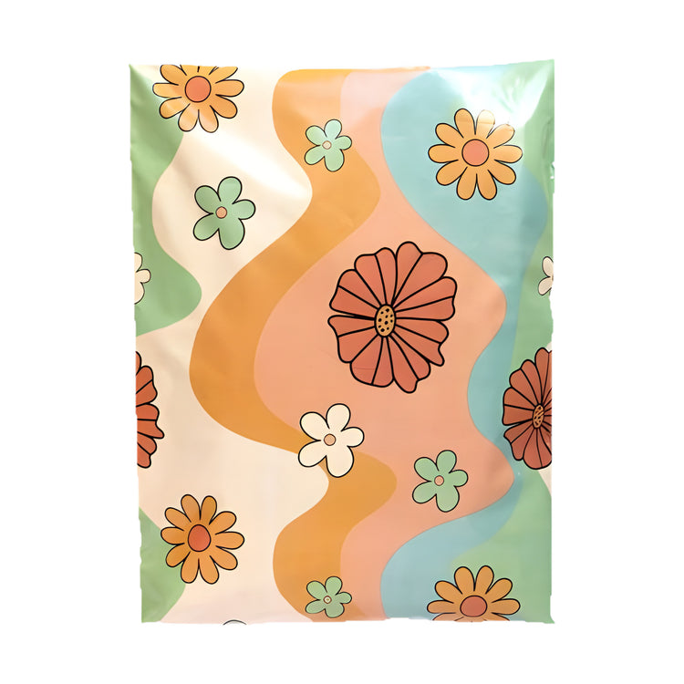 Retro Floral Polymailer 14 x 19 (Pack of 10)