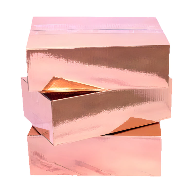 Rose Gold Box 6 x 6 x 4 (Pack of 10)