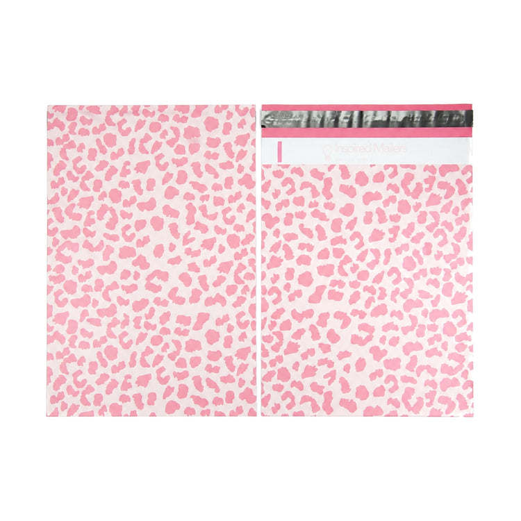 Rose Gold Cheetah Polymailer 10 x 13 (Pack of 10)