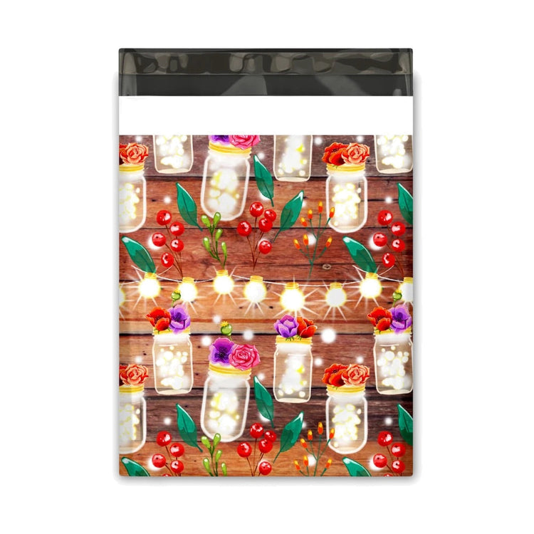 Spring Mason Jar Polymailer 10 x 13 (Pack of 10)