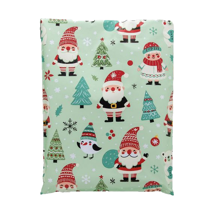 Woodland Santa Polymailer 10 x 13 (Pack of 10)