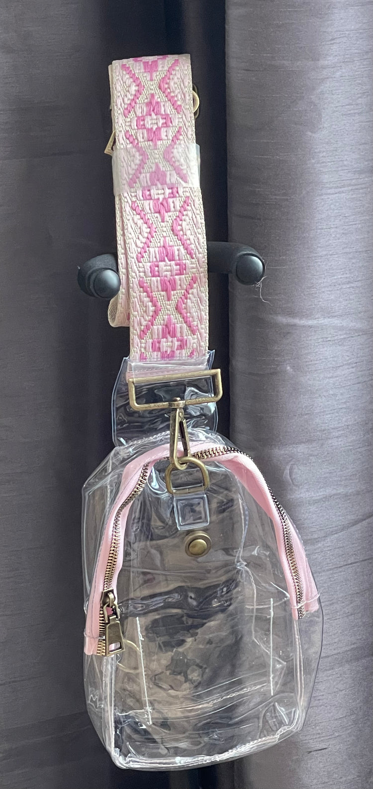 Clear Sling Bag with Guitar Strap