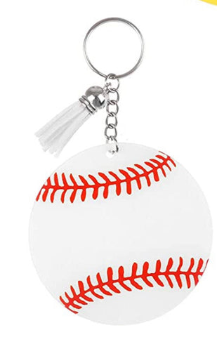 Sports Themed Acrylic Keychain