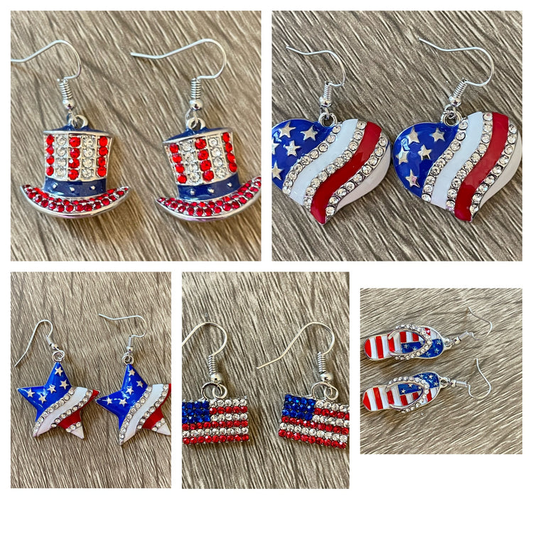 Patriotic Earrings