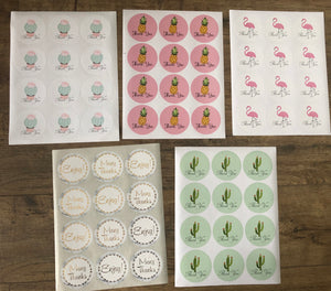 Large Stickers 12 per sheet