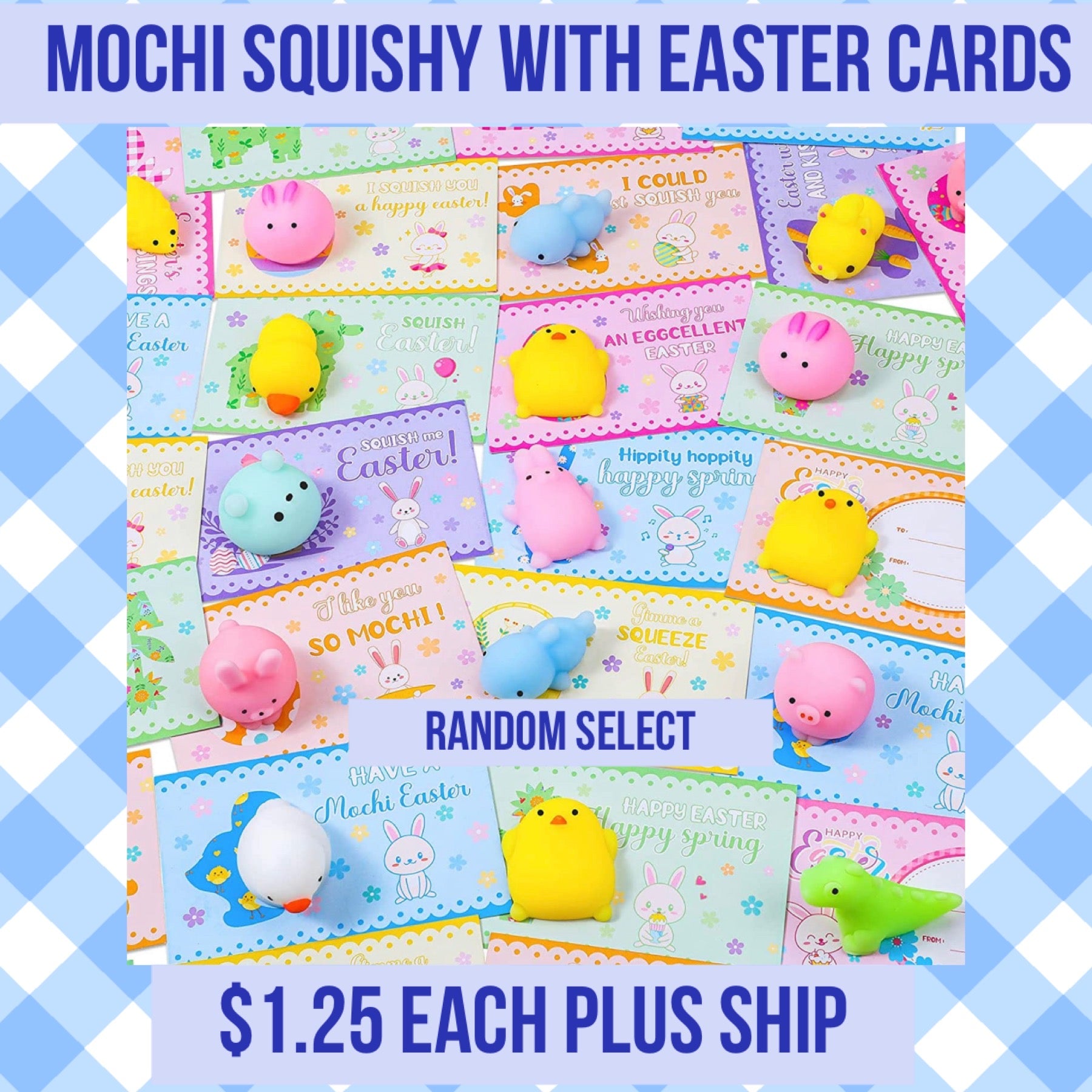 Mochi Squishy with Easter Card