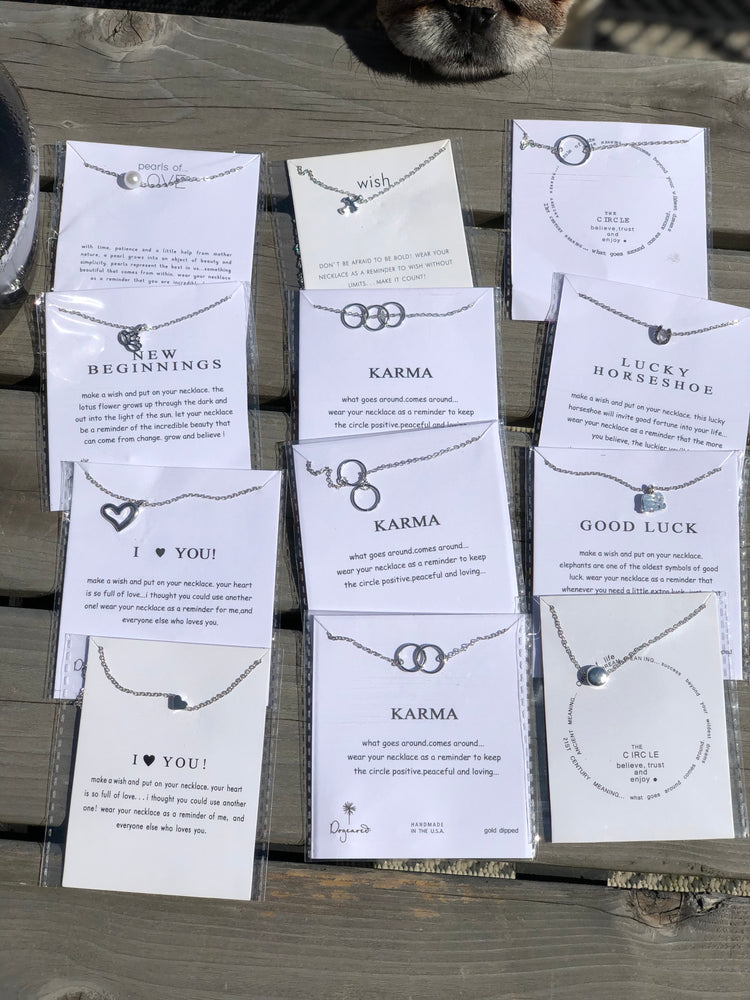 Dog Eared Necklace  (Random Select)