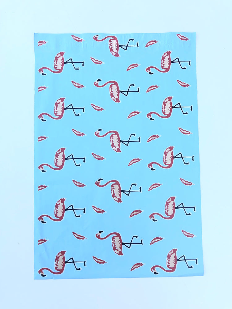 Blue Flamingo 10 x 13