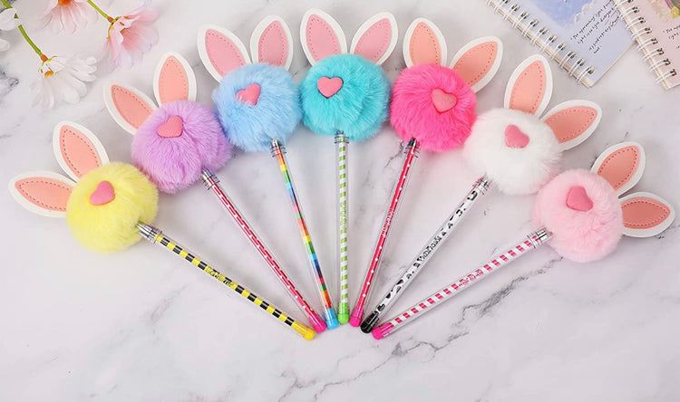 Pom Pom Bunny Fluffy Pen