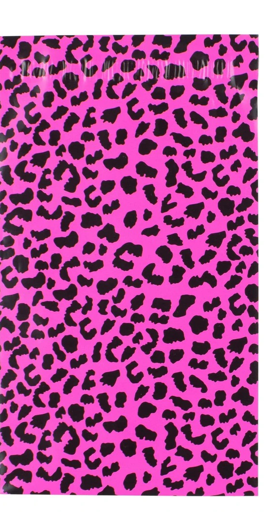 Pink Cheetah Polymailer 6 x 9 (Pack of 10)