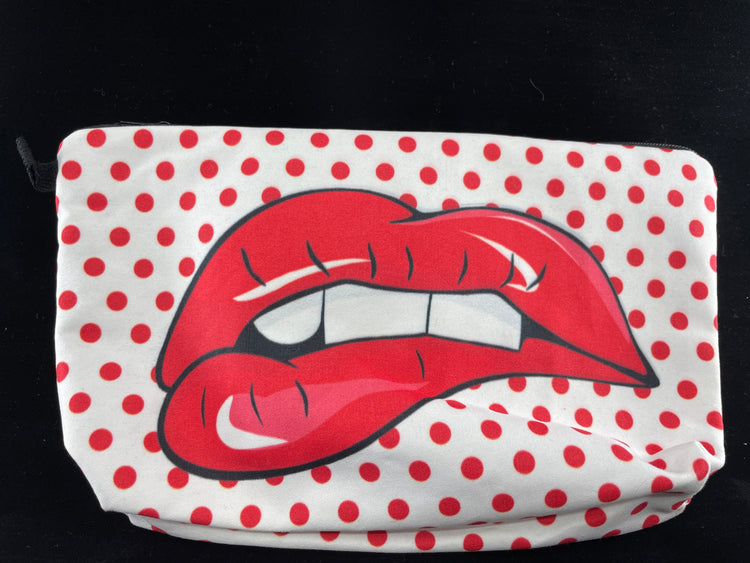 Red Polka Dot Lips
