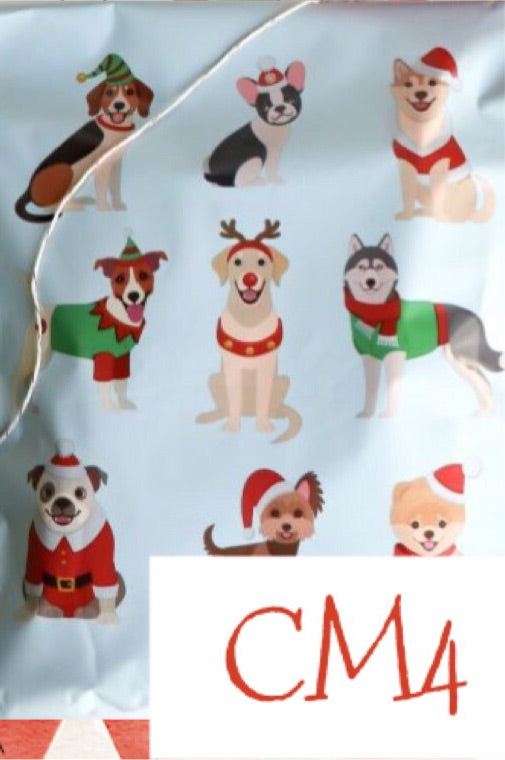 Festive Pups 10 x 13