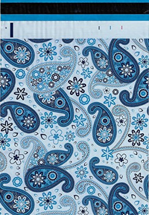 Blue Paisley 10 x 13
