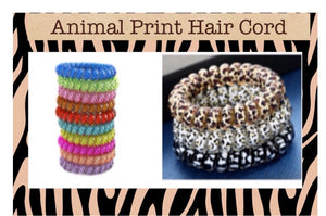 Animal Print Hair Tie