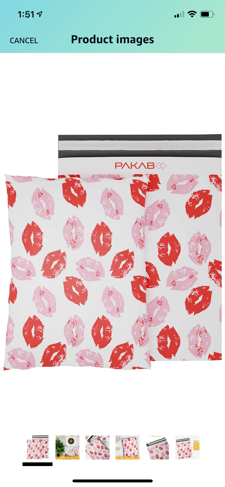 Red Lips 10 x 13