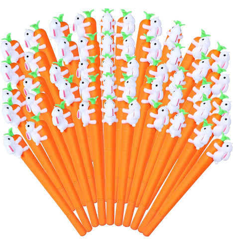 Carrot Bunny Gel Pen Dozen