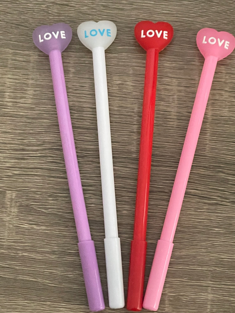 Heart Love Ink Gel Pen Dozen