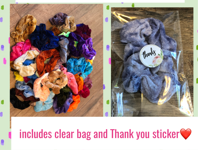 Velvet Hair Scrunchies ( Random Select)