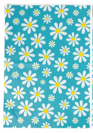Aqua Daisy 10 x 13