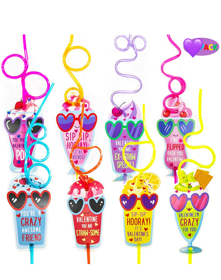 Valentines Straw