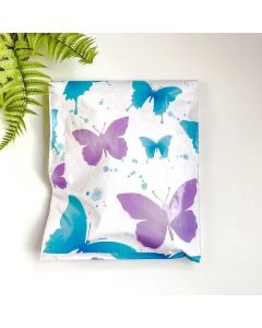 Purple and Blue Butterfly Polymailer 6 x 9 (Pack of 10)