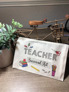 Teacher Survival Kit Pouch