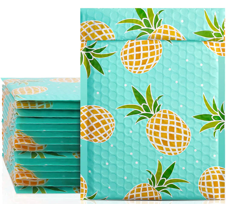 Pineapple Bubble Mailer 6 x 10 (Pack of 10)