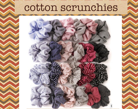Cotton Scrunchies Random Select