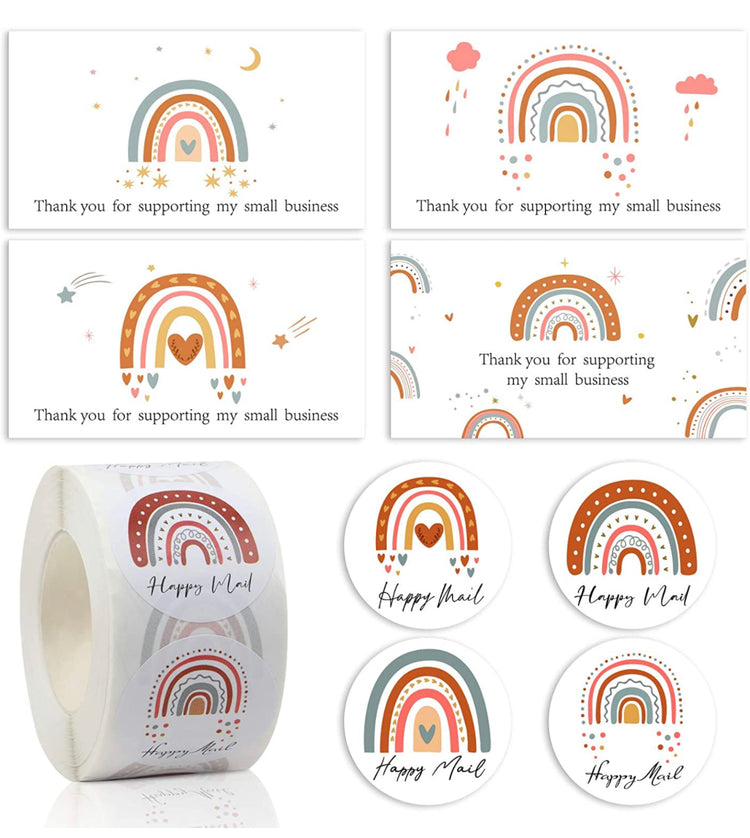 Thank You Card Sticker Combo